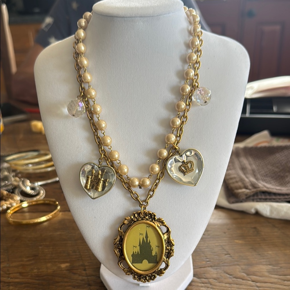 Maximal Art Collection by John Wind Disney with Origami Owl Statement Necklace